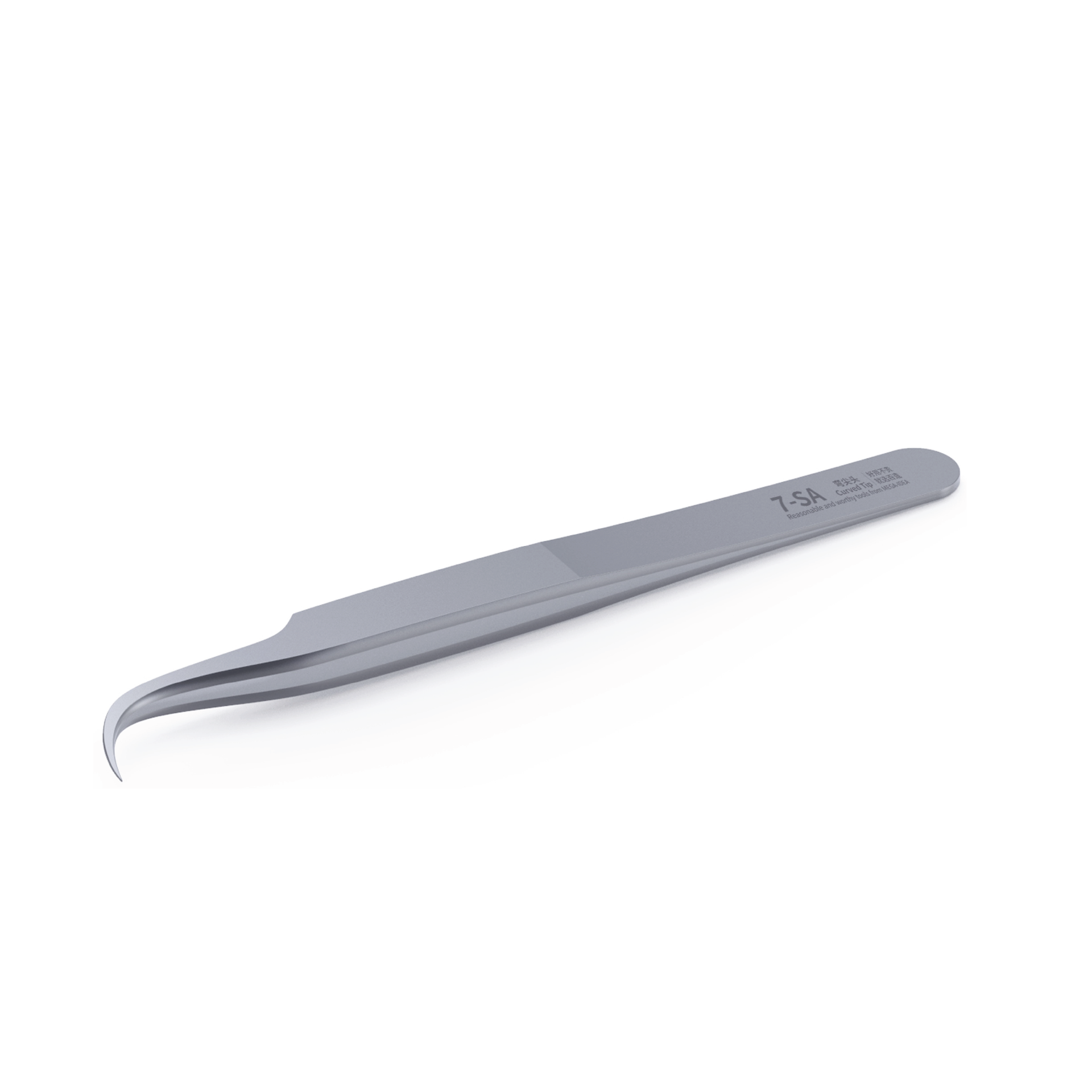 Pinset Mega-idea 7-SA Curved Tip